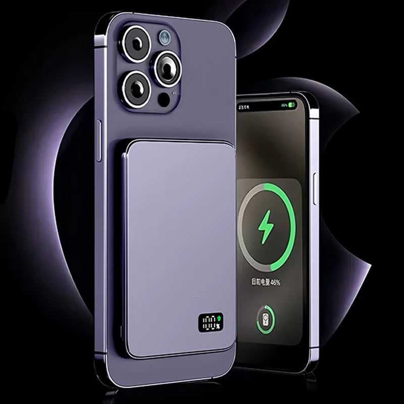 MagSafe Magnetic Wireless Fast Charging Portable Battery For iPhone Samsung