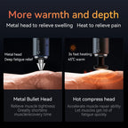 BOOSTER Electric Massage Gun 7.4V Smart Fascia Gun for Muscle Relaxation & Fitness