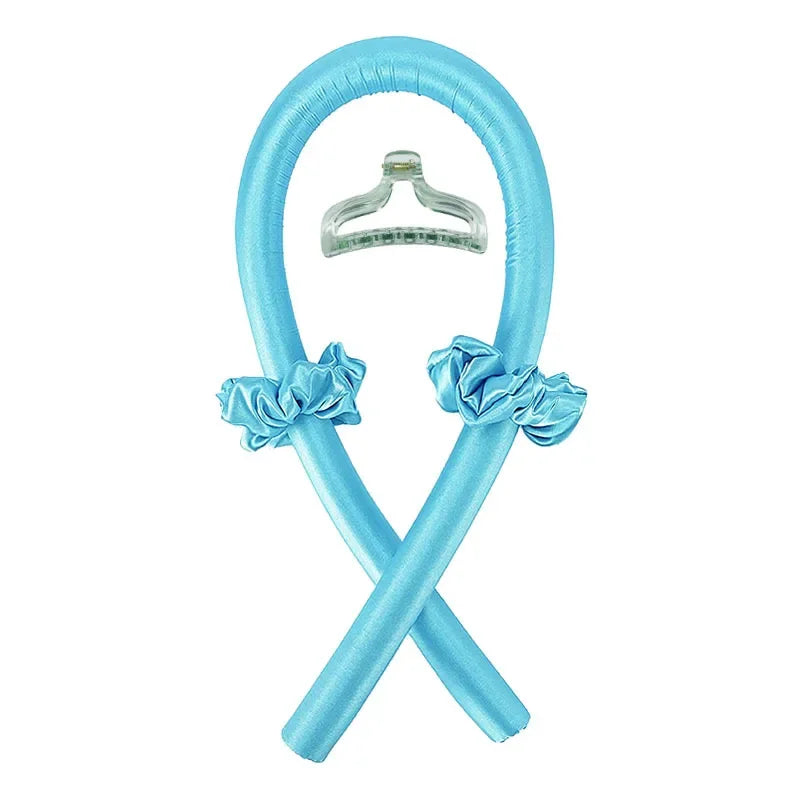 Heatless Silk Hair Curlers Soft Headband Ribbon Rollers