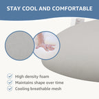 JHK Mesh Office Chair Ergonomic with Adjustable Headrest & Arms