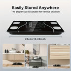 Intelligent Digital Body Scale With Backlit LED Display Screen, Weighing Up To 400 Pounds