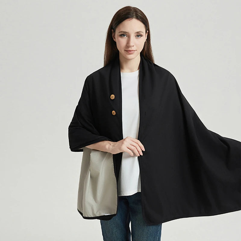 50% Silver Fiber Anti-Radiation Blanket EMF Shielding Shawl