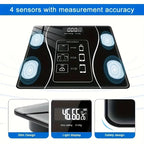 Intelligent Digital Body Scale With Backlit LED Display Screen, Weighing Up To 400 Pounds