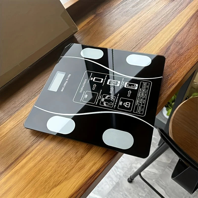 Intelligent Digital Body Scale With Backlit LED Display Screen, Weighing Up To 400 Pounds