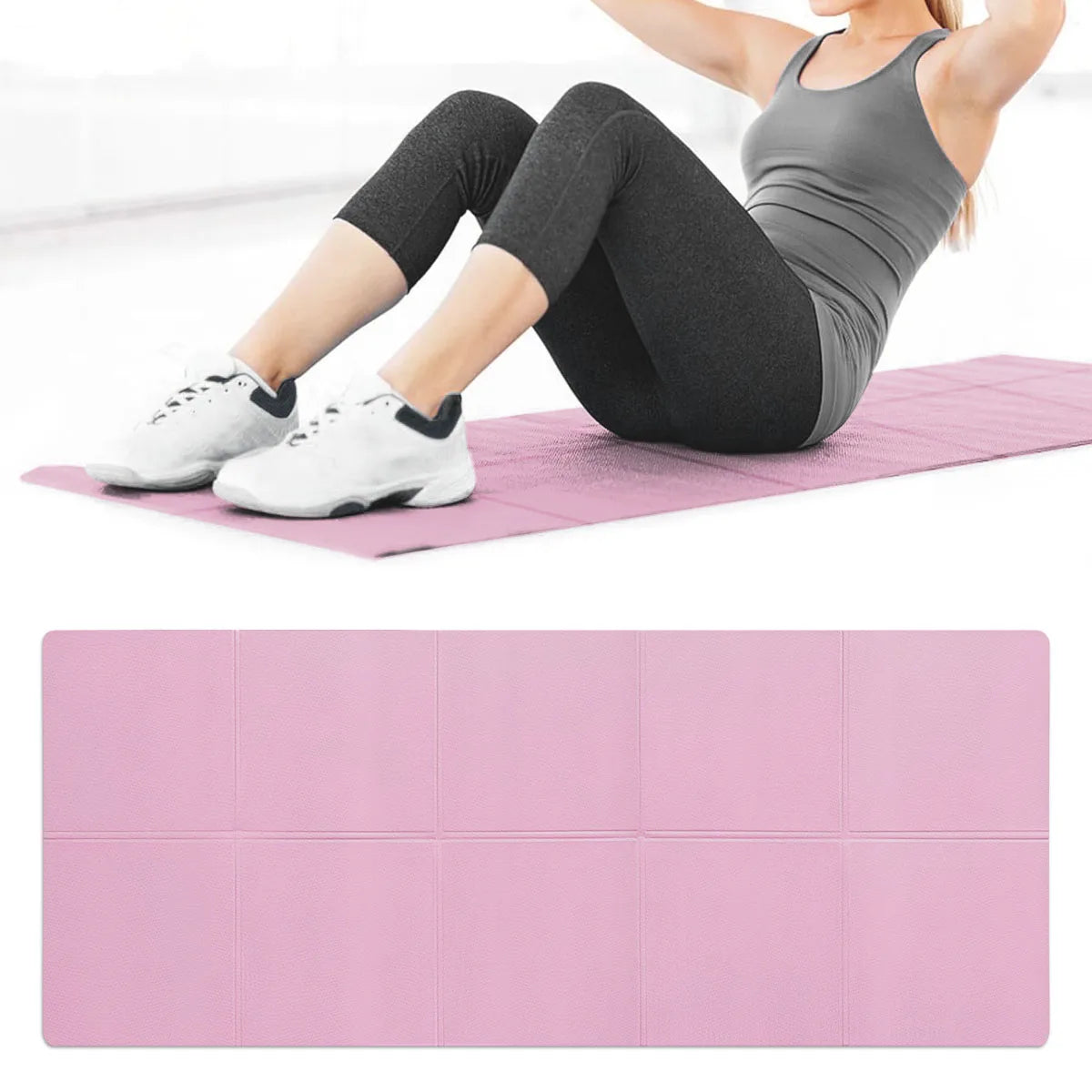4mm EVA Yoga Mat Anti-Slip Fitness & Pilates Exercise Mat