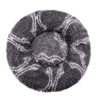 Round Plush Pet Bed – Soft Cozy Dog & Cat Bed for Small to Large Pets