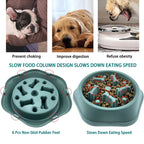 Anti-Choke Slow Feeder Bowl for Small & Medium Dogs