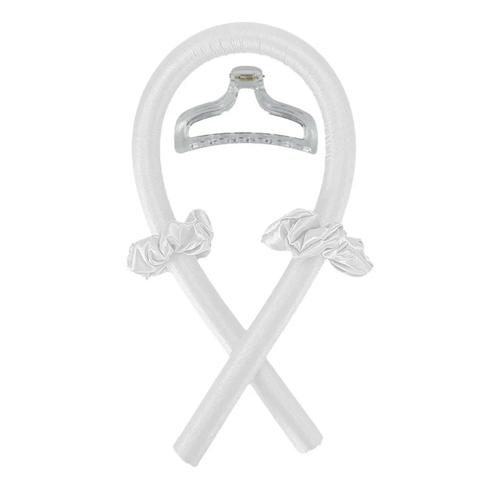 Heatless Silk Hair Curlers Soft Headband Ribbon Rollers