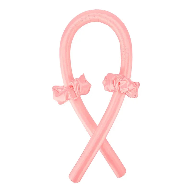 Heatless Silk Hair Curlers Soft Headband Ribbon Rollers