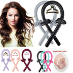 Heatless Silk Hair Curlers Soft Headband Ribbon Rollers