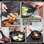 2-in-1 Grip & Flip Spatula  Non-Stick Egg, Pancake, Fish & Omelette Turner