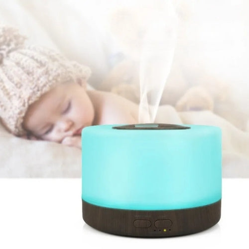 Ultrasonic 550ml Essential Oil Diffuser with 7-Color LED