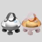 Electric Scalp Massager 8 Silicone Heads, 3 Modes for Hair Growth & Stress Relief